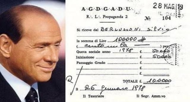 Oggi, 26 gennaio, è una data importantissima per tutti i seguaci di Silvio Berlusconi. È il 42° compleanno della sua tessera P2… Una tessera che tutti quelli che amano Legalità e Onestà non possono non avere in tasca…!